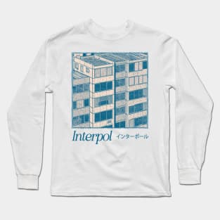 Interpol --  Original Retro Art Design Long Sleeve T-Shirt